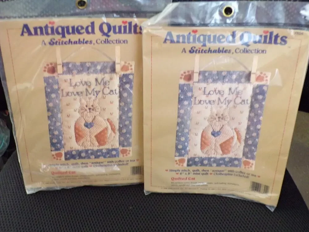 (2) Antiqued Quilts Stitchable Collection Kits 6